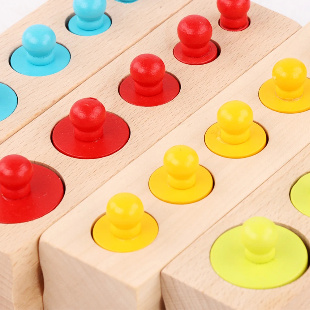 

Early Teaching Aids Education Toys Children Kids Wooden Baby Educational Bamboo Daily Life for
