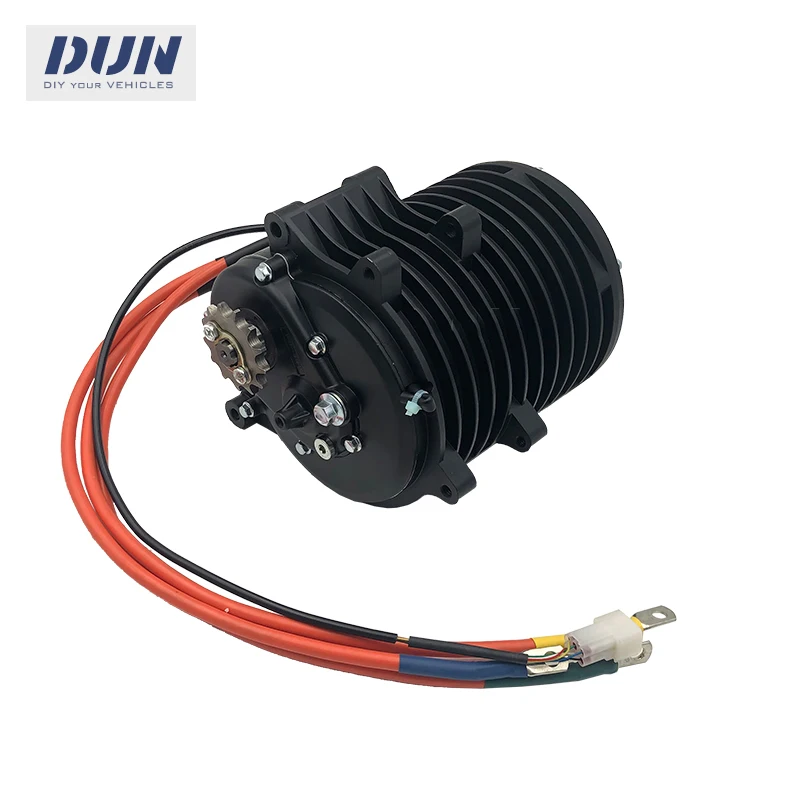 QS138 72v 70H 3000W V3 100kmh BLDC PMSM Mid-Drive Motor with ND72680 Controller and DKD Display Kits