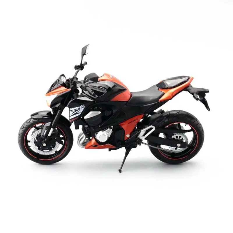 Modèle de moto de cross-country en alliage Kawasaki Ninja Z800, jouet de Simulation en métal, modèle de moto de rue, cadeau pour enfants, 1/12