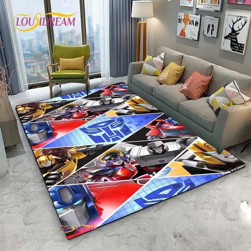 T-Transformers Fashion Carpet for Living Room Bedroom decor Area Rugs Kitchen Door Kids Un-slip Floor Mat Alfombra Birthday gift