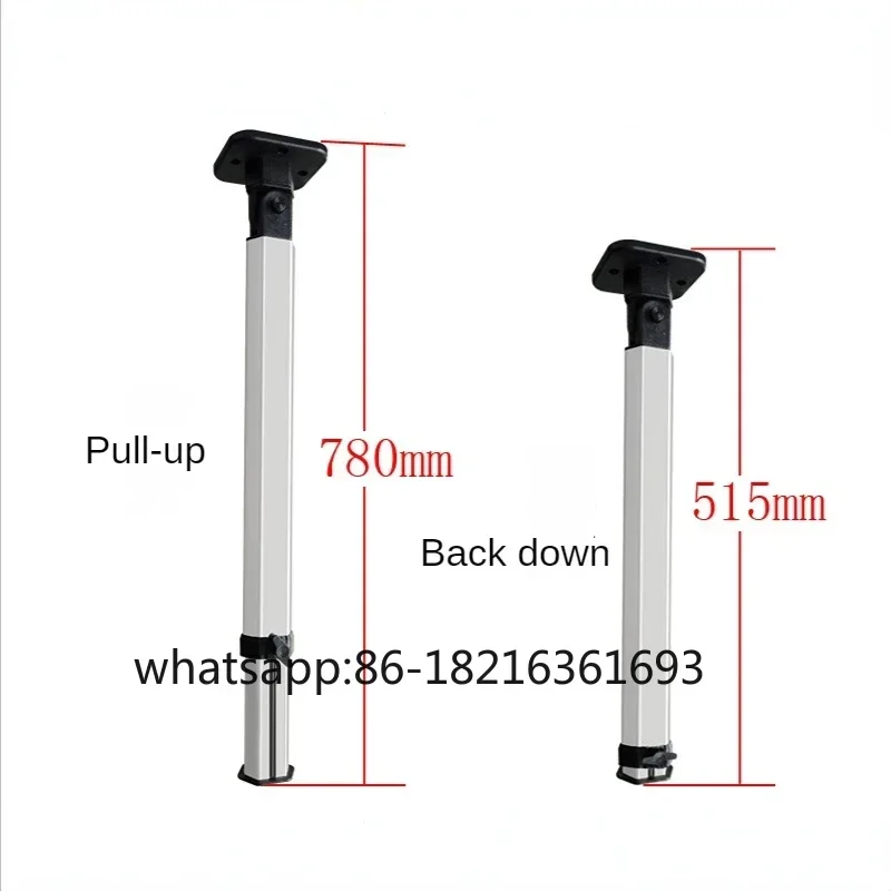 

RV with Desktop Board Detachable Adjustable Folding Table Leg RV Exterior Aluminum Alloy Table Leg Camper RV Accessories