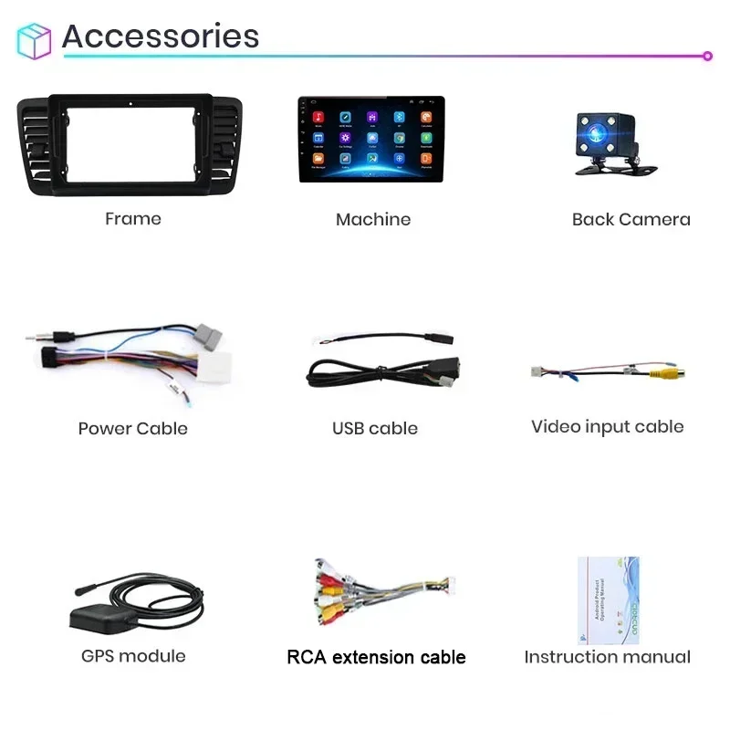 for Subaru Outback 3 Legacy 4 2003-2009 2 Din Android 17 Car Radio Multimedia Car Stereo Radio Intelligent 4G Navigation Carplay