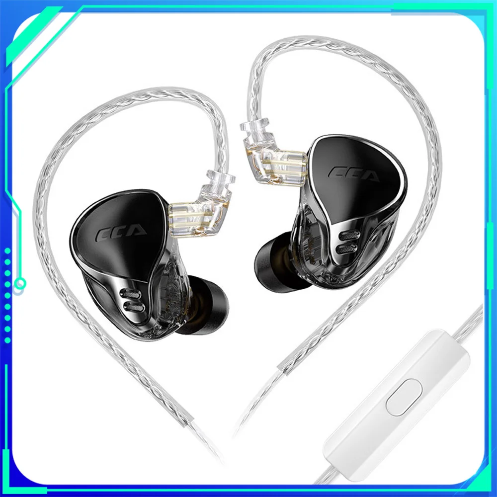 KZ CCA APEX 24 ハイファイ有線イヤホン ブラック