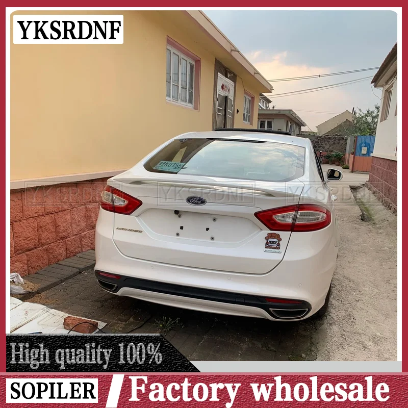 

Для Ford Mondeo/Fusion украшение автомобиля 2013 2014 2015 2016 2017 ABS пластиковая краска цветной задний спойлер для багажника