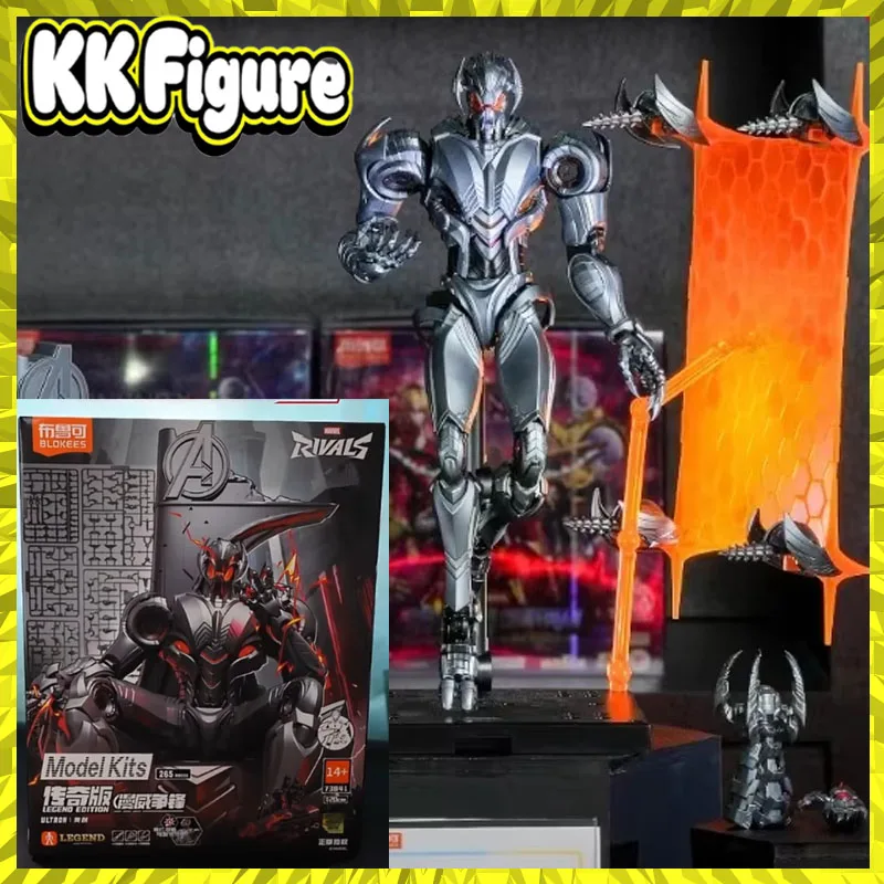In Stock New Blokees Ultron Marvel Rivals Legend Model Kit Figure Anime Action Figure Assembly Model Kit Robot Gifts Toys