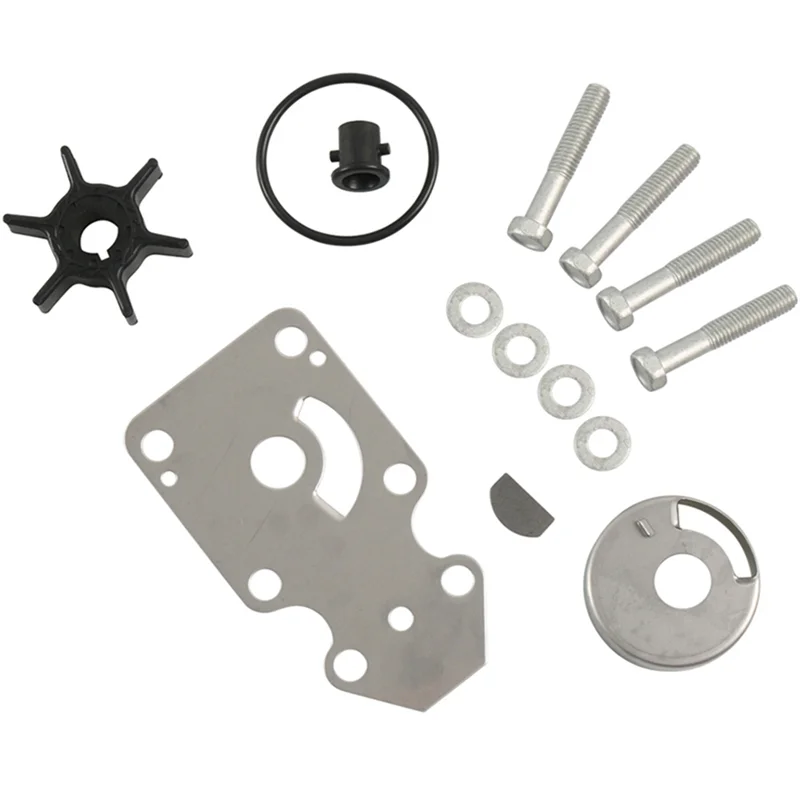 63V-W0078-01-00, 18-3433 Kit Perbaikan Impeler Pompa Air untuk Motor Luar Yamaha 9.9/15HP
