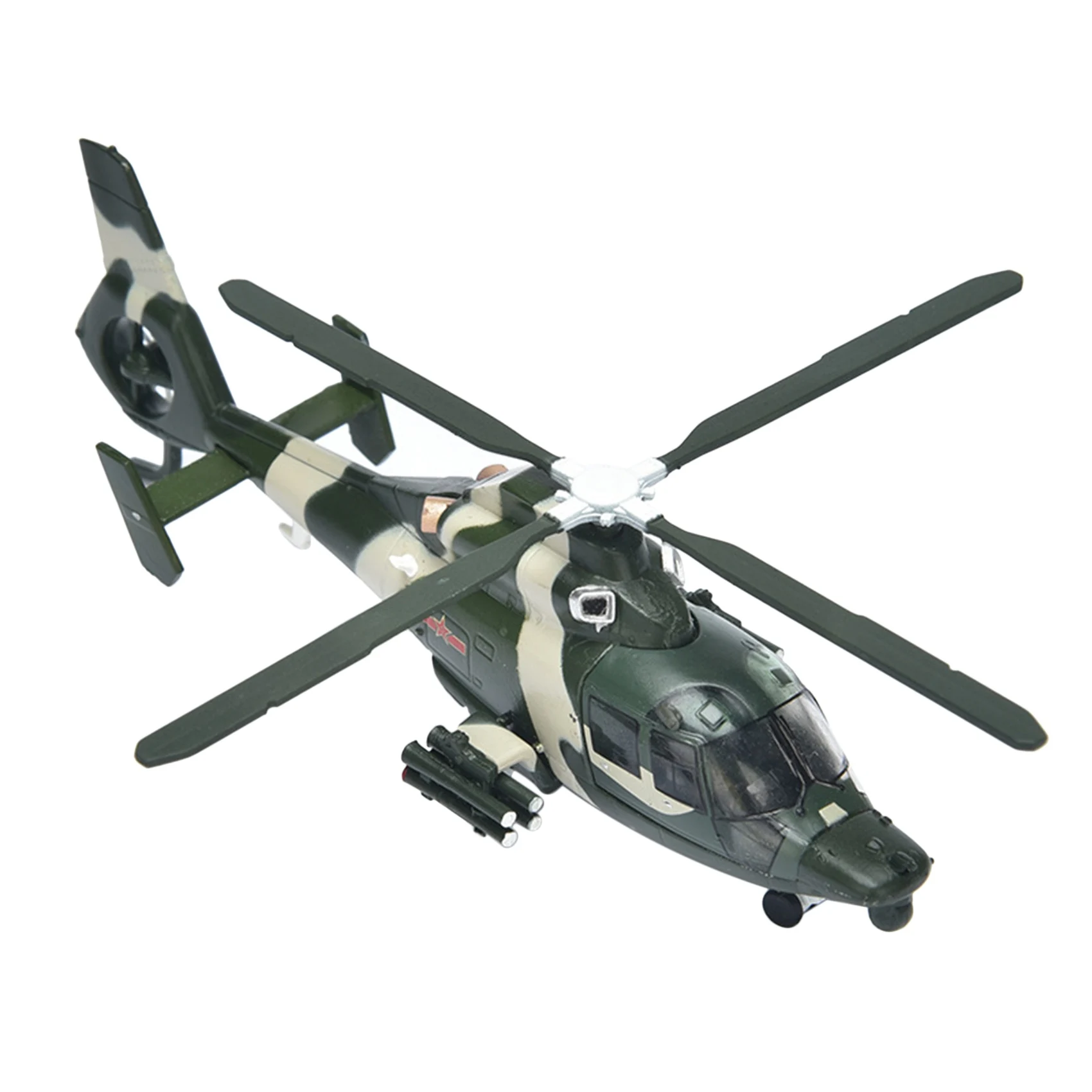 1/100 Scale Chinese Armed Helicopter Wz-9 Airplane Model,Simulation Static Plane Model Adults Collection Ornaments