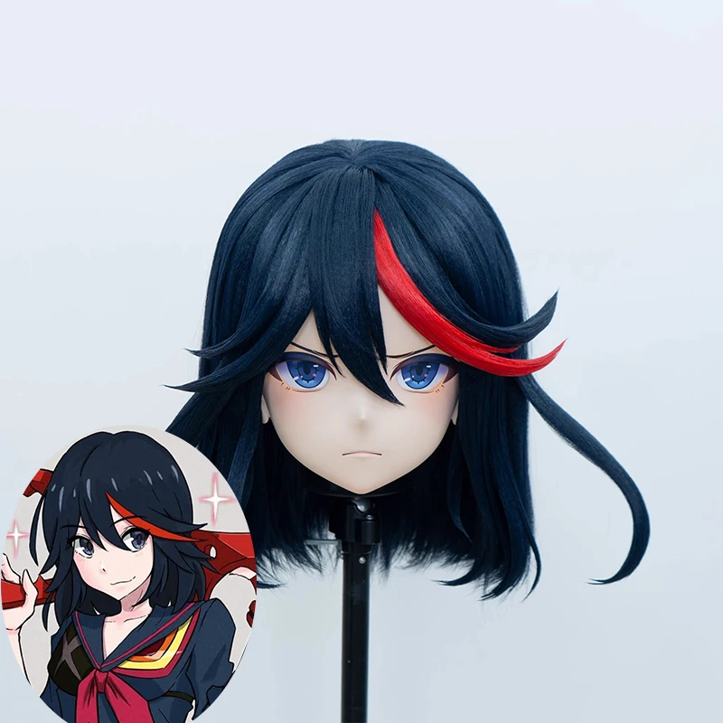 (MEO315) Personalizar Handmade Cabeça Cheia Bloqueio Crossdress Masculino para Feminino Japonês Dos Desenhos Animados Anime Jogo Personagem Máscara Kigurumi