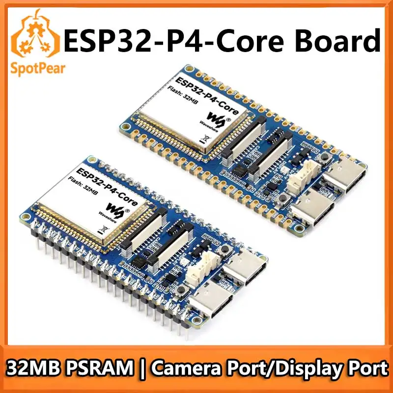ESP32-P4-Core Board with 32MB PSRAM USB With Camera Port / Display Port