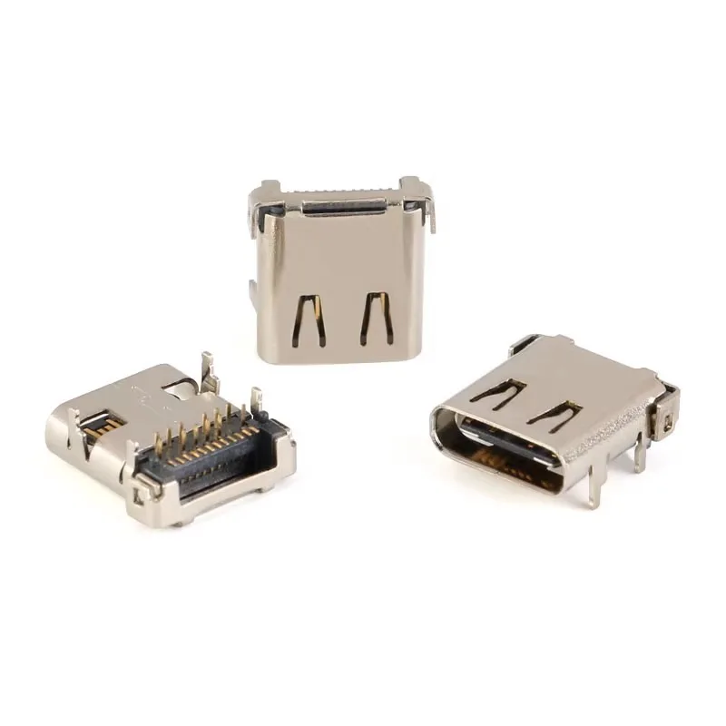 USB 3.1 Female Connector SMT Type-C 24Pin Socket Double Row Patch High Current Charge Socket Charging Port Data Transmission