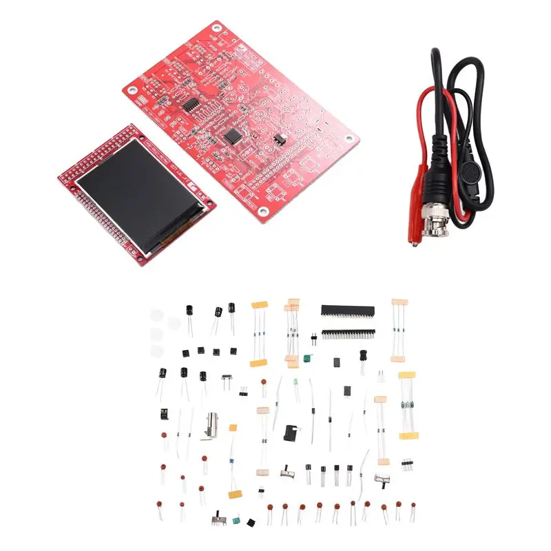 THIVN-Complete DSO138 Digital Oscilloscope With TFT And Probe Clip, Designed For Arduino Development Board