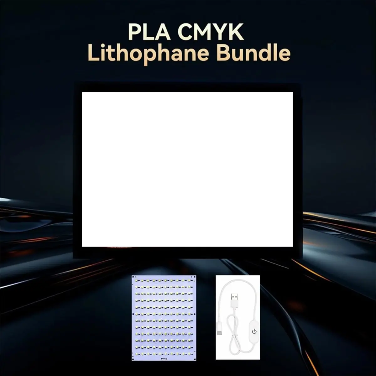 ABJS 6pack LED Backlight Board Kit FAZ007 for Makerworld,3D Printer Light DIY Hardware Model Spare Parts