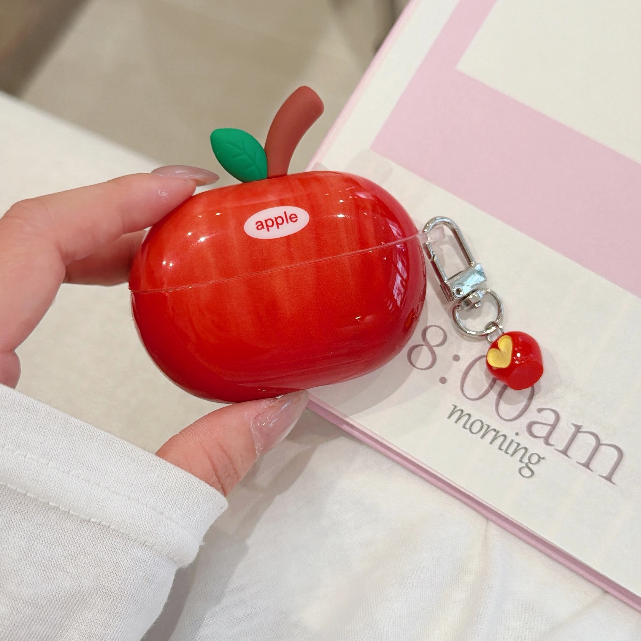 حافظة لهاتف هواوي FreeClip حافظة ثلاثية الأبعاد لطيفة باللون الأحمر والأخضر Apple غطاء سماعة أذن لهاتف هواوي Freebuds 5i 6i SE2 SE3 Pro 3 Pro 4 #3