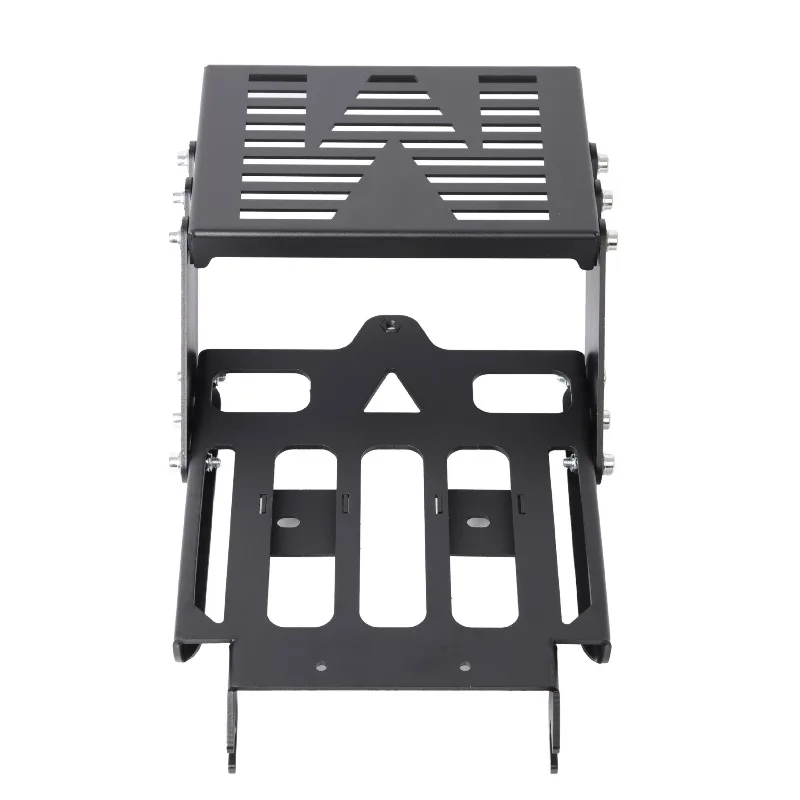 Foldable rear rack CC110 motorcycle three box frame trunk telescopic sliding movable tail rack side box holder