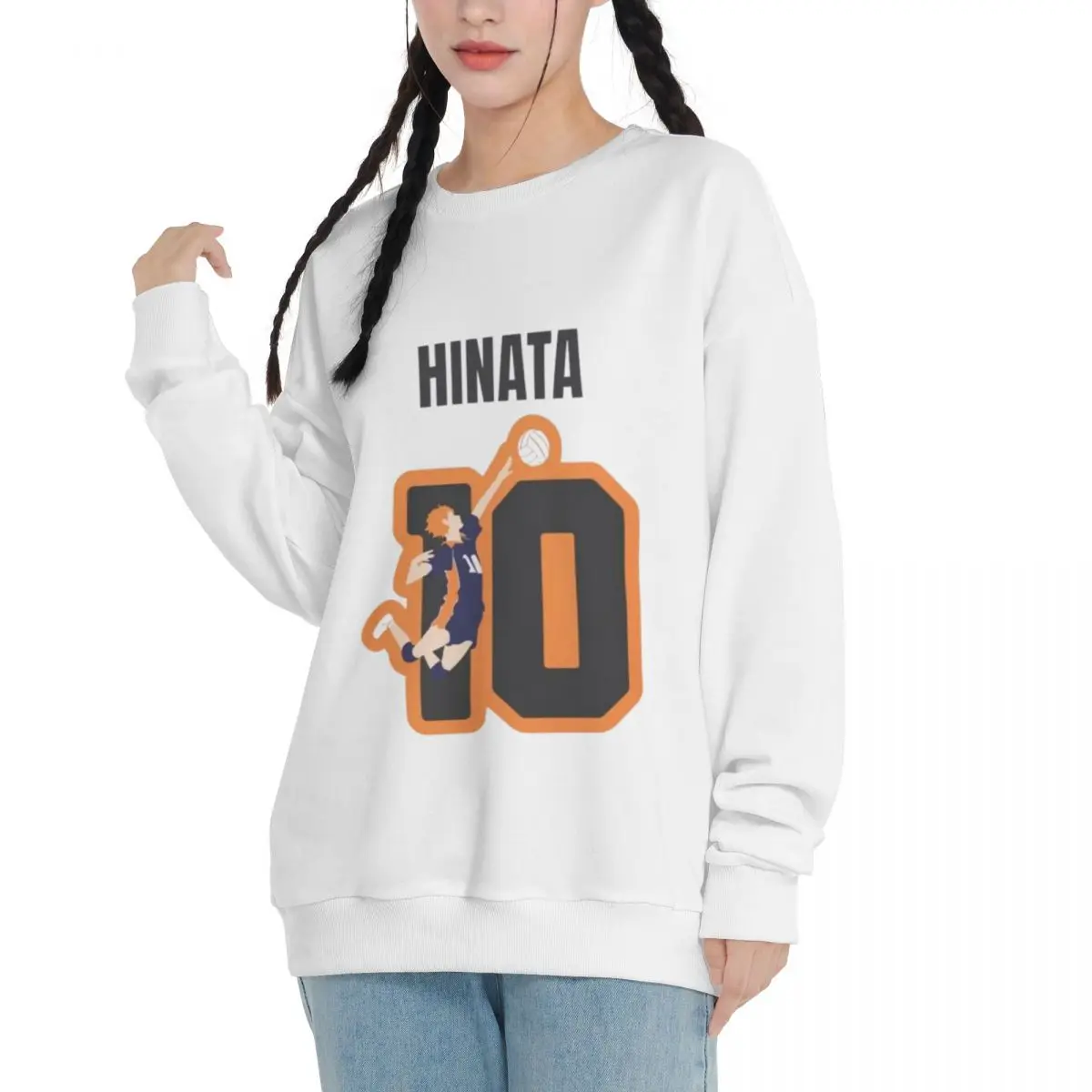 Haikyu!! Man Clothes Street Style Fleece Sweatshirts Autumn Casual Hoodie Fashionable Crewneck Pullovers