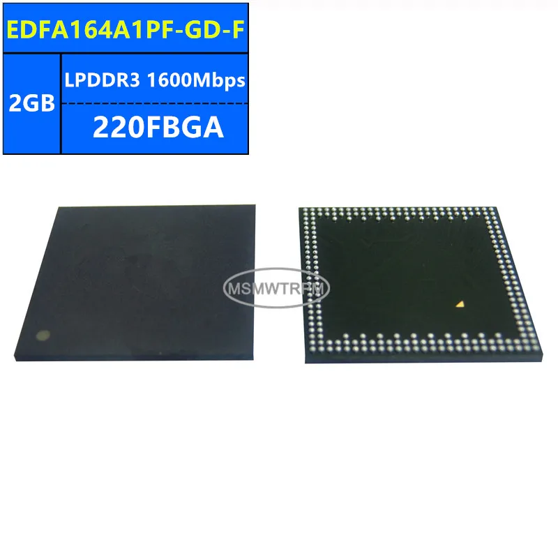 

EDFA164A1PF-GD-F LPDDR3 2GB 1600Mbps 220FBGA 16Gb Memory Chip IC Integrated Circuits Brand New Original In Stock