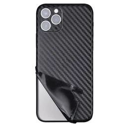 Carbon Fibre Phone Back Film Sticker For iPhone 14 Pro Max 14Plus Full Coverage Protector Films Decal PVC Ultra Thin Film Skin