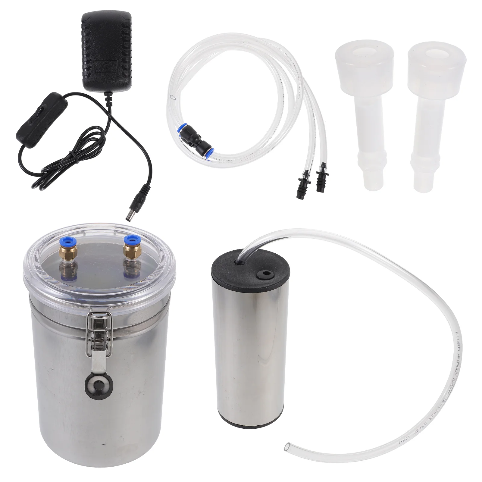 

Portable Electric Milking Machine Goat Sheep Stainless Steel Bucket Suction Vacuum Pump Household Milker Milking Machines