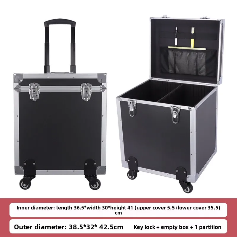 Aluminum Alloy Aviation Trolley Customized for Tool, Instrument and Equipment Exhibition Display