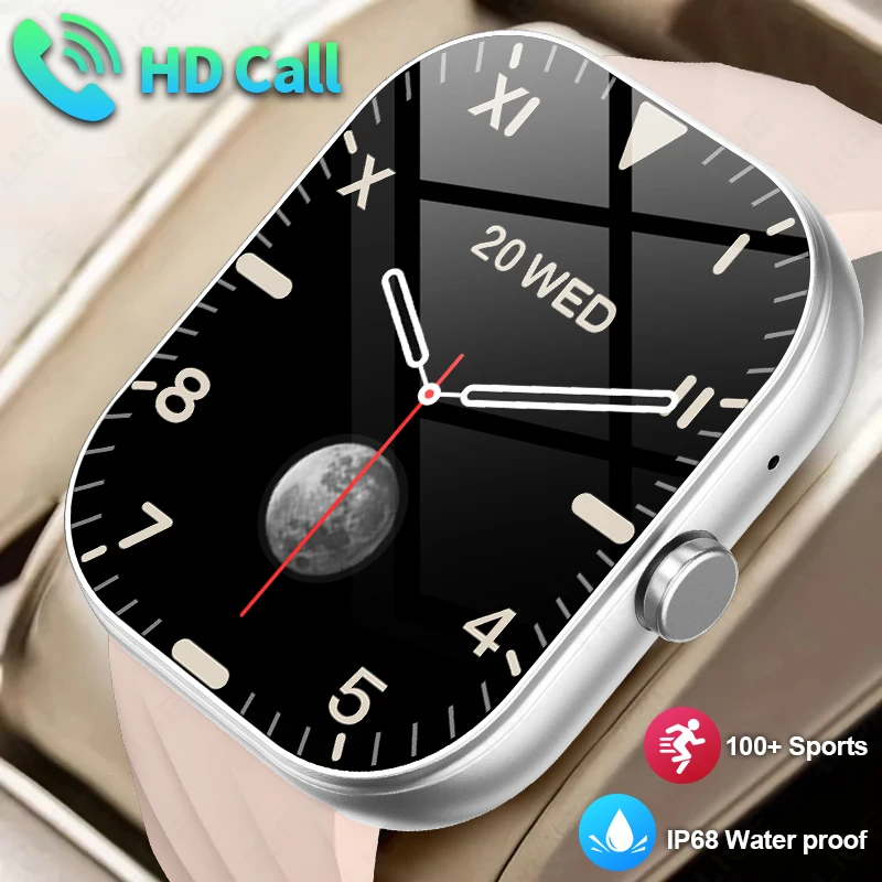 

LIGE Smart Watch For Men Women 2.01‘’ Large Screen Bluetooth Call Music Fitness Tracker Sports Pedometer Waterproof Smartwatch