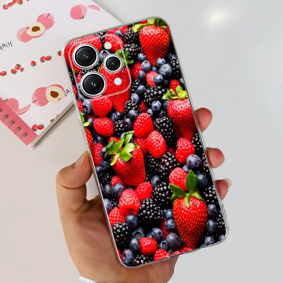 For Coque Xiaomi Redmi 12 Case Luxury Marble Protector Soft Phone Back Cover For Redmi 12 Global Cases on Redmi12 Silicon Bumper