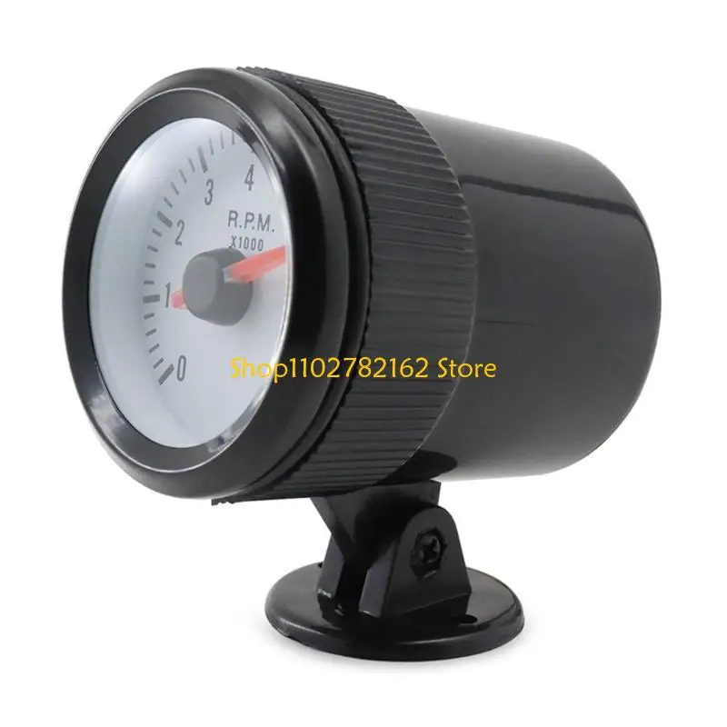 

547B Automotive Tachometer Meter With Blue LED, 2 Inch 52mm, 0 to 8000RPM Scale Essential For 1-8 Cylinder Engine Maintenance