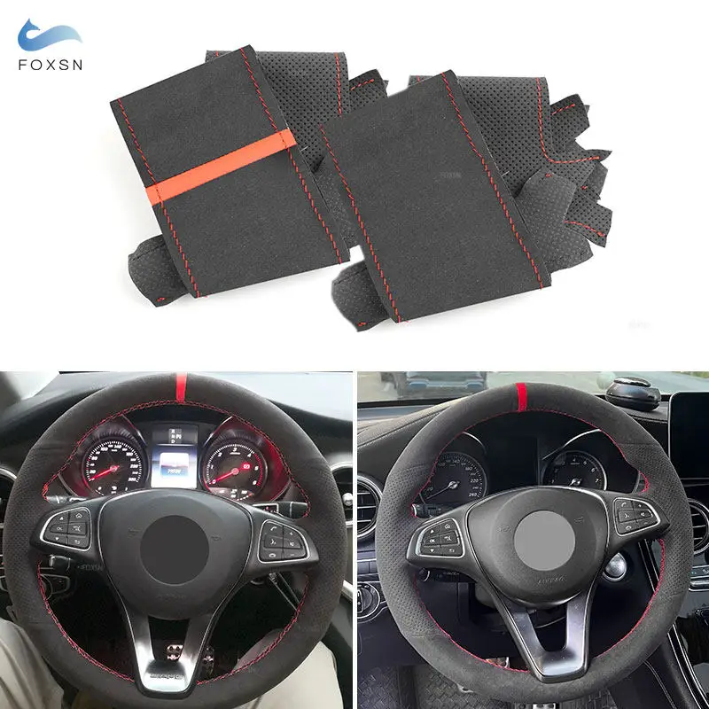 Кожа ручной работы для Mercedes Benz W205 W176 W246 C117 C218 X218 W213 X156 X253 W166 X166 Vito III W447