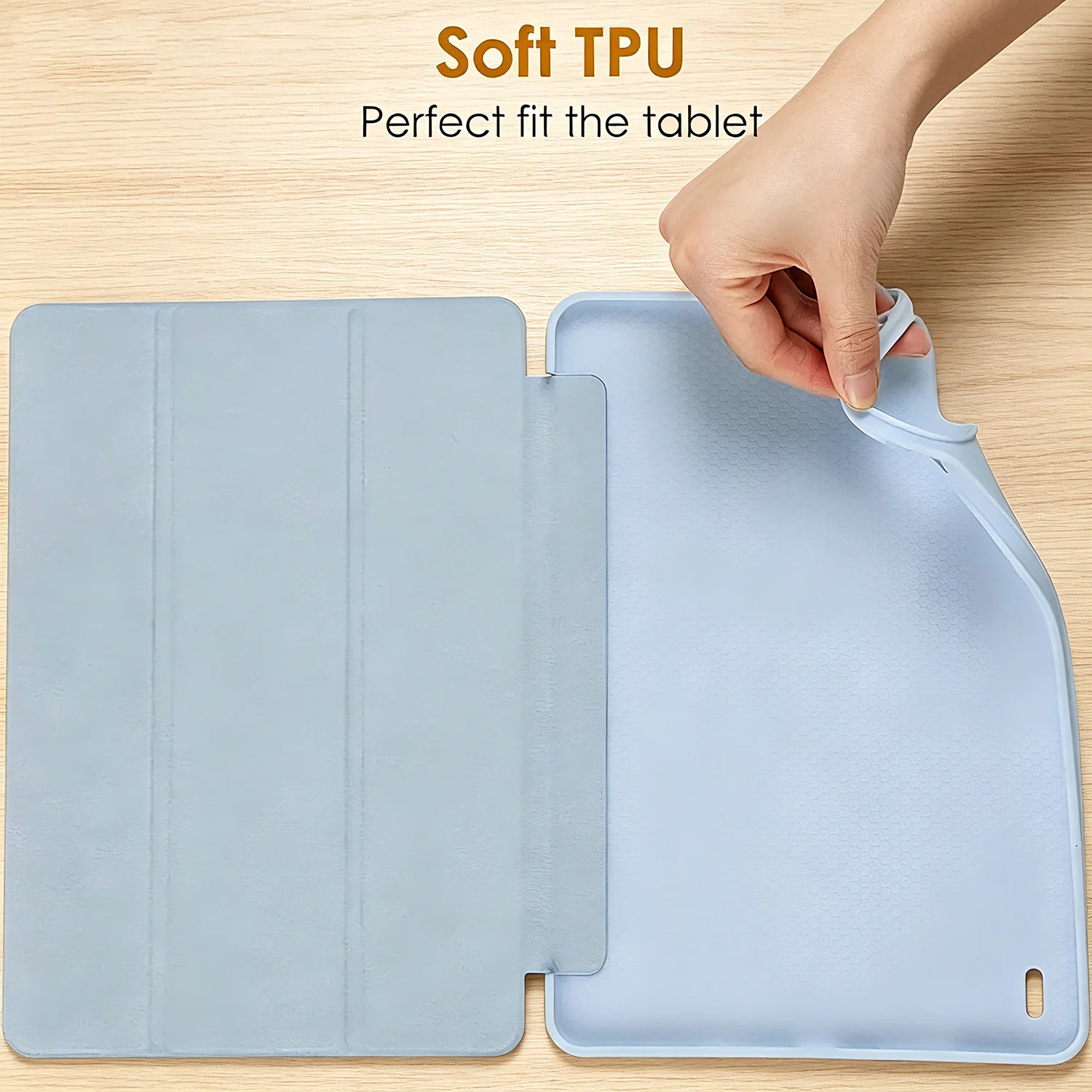 Tablet Case for Xiaomi Pad 7/7 Pro(11.2-Inch, 2024), for Xiaomi Pad 8/8 Pro(11.2-Inch, 2025) Tri-Fold Stand Flip Smart Cover