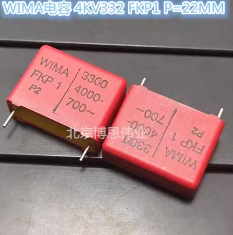 10PCS/lot NEW Germany WIMA FKP1 3300PF 4000V P22MM 332/4000V Polypropylene (PP) Capacitors 3.3NF Free Shipping