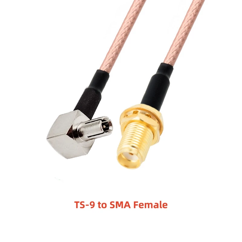 15cm 6" SMA Stecker-Buchse auf FAKRA C TS9 CRC9 BNC Q9 RG316 RF-Koaxialkabel-Konverter-Kabeladapter für Autoradio 4G-Router – Detail 10