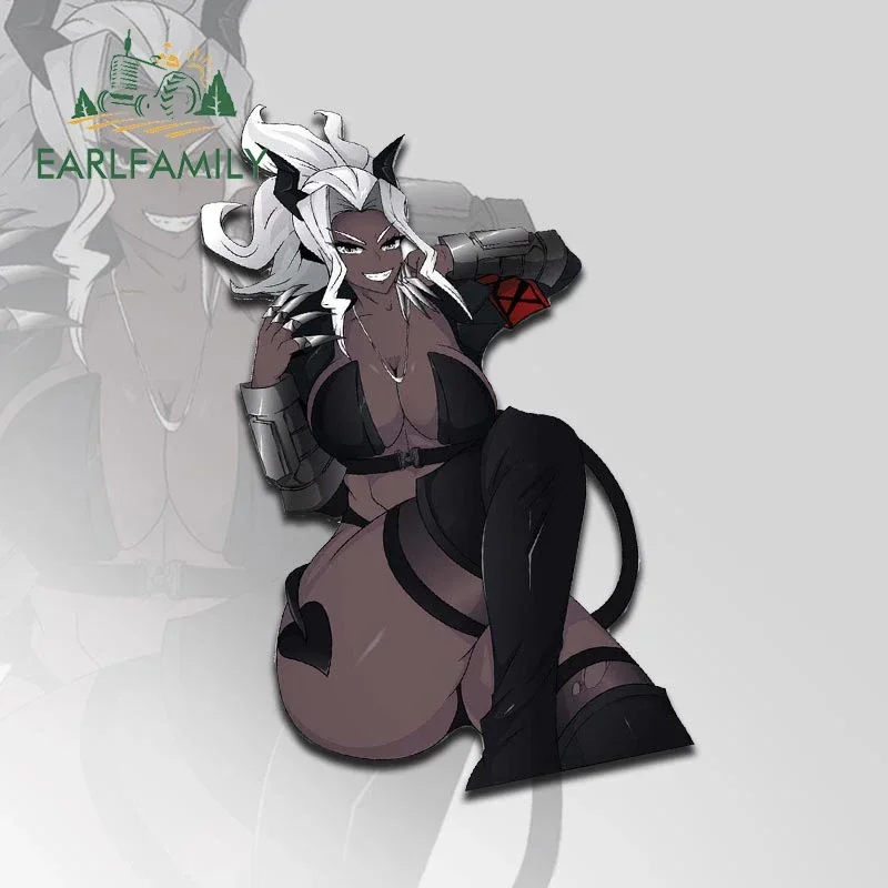 EARLFAMILY 13 см X 7,2 см для Helltaker Judgement толстые наклейки для автомобиля виниловые аниме наклейки устойчивые к царапинам виниловые наклейки для двери автомобиля