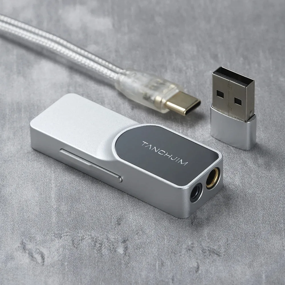 Tanchjim LUNA Portátil USB DAC AMP 2pcs CS43198 Chip Amplificador de fone de ouvido Dongle de telefone celular com saída balanceada de 4,4 mm