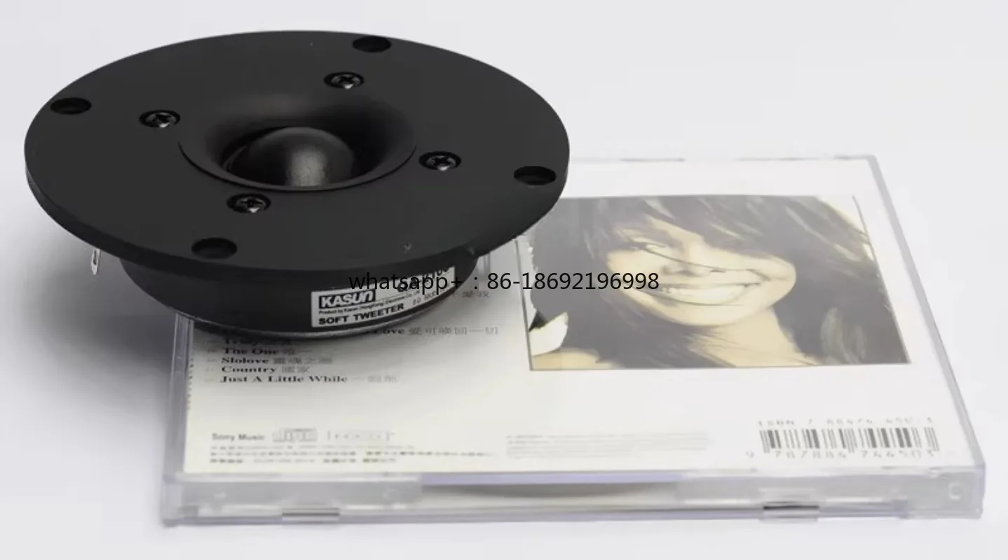 DIY Single Magnetic Speaker Unit 60W 8 Ohm QA2100 Original 4 Inch Silk Film Dome Fever Tweeter Ultra Thin HiFI Speaker