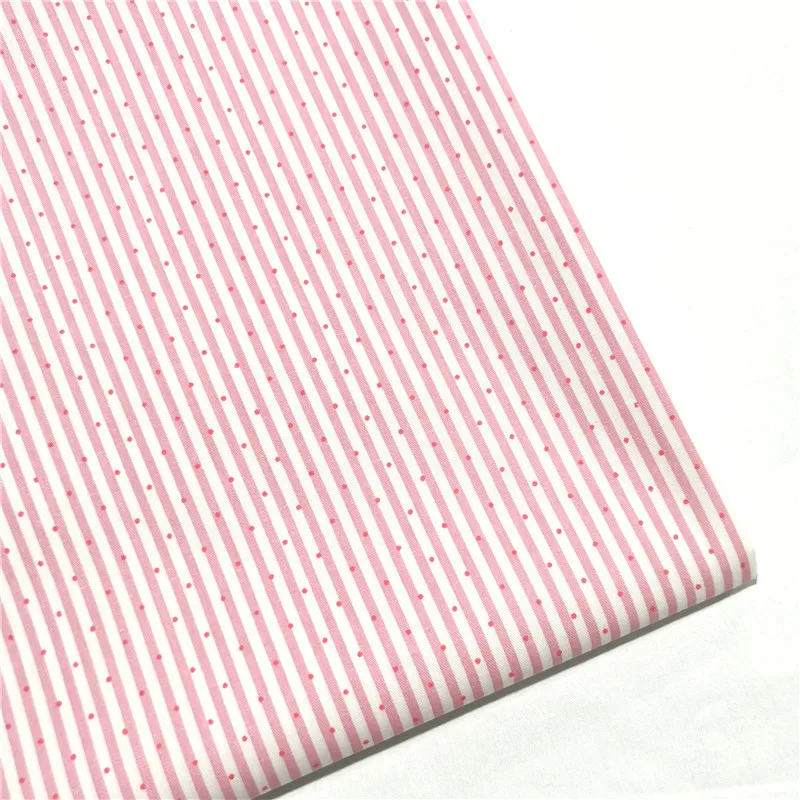 160x50cm Dot Stripe Cotton Twill  Cloth Bedding Baby  Handmade Decorative  Lining Fabric