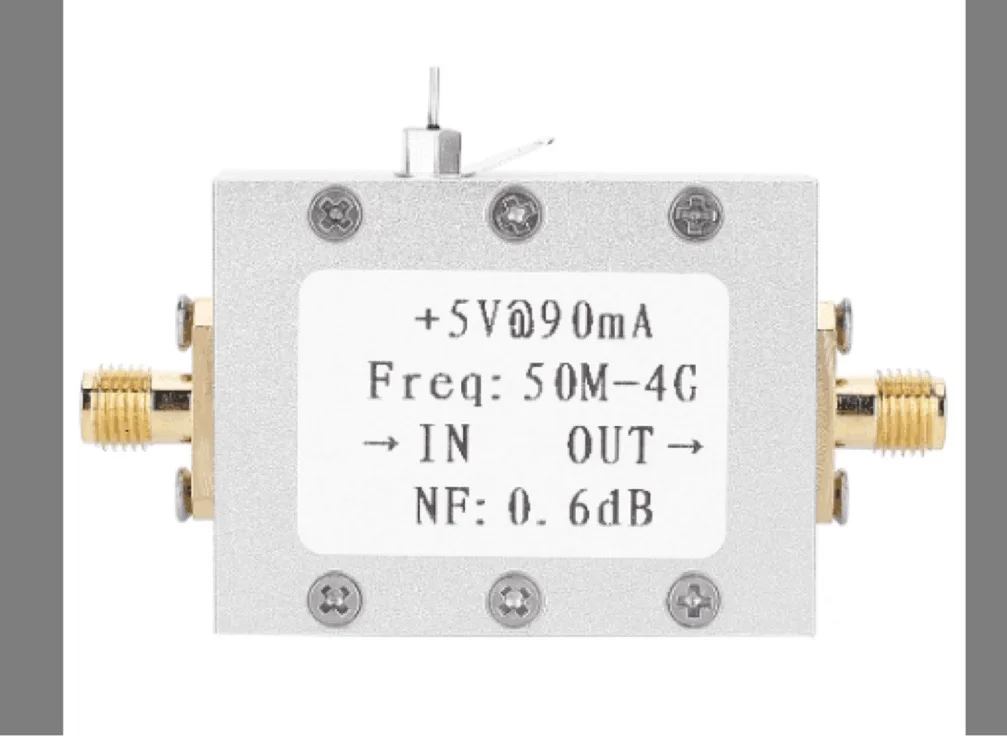 Ultra-low Noise NF=0.6dB High Linearity 0.05-4G Broadband Amplification LNA Input as Low as -110dBm