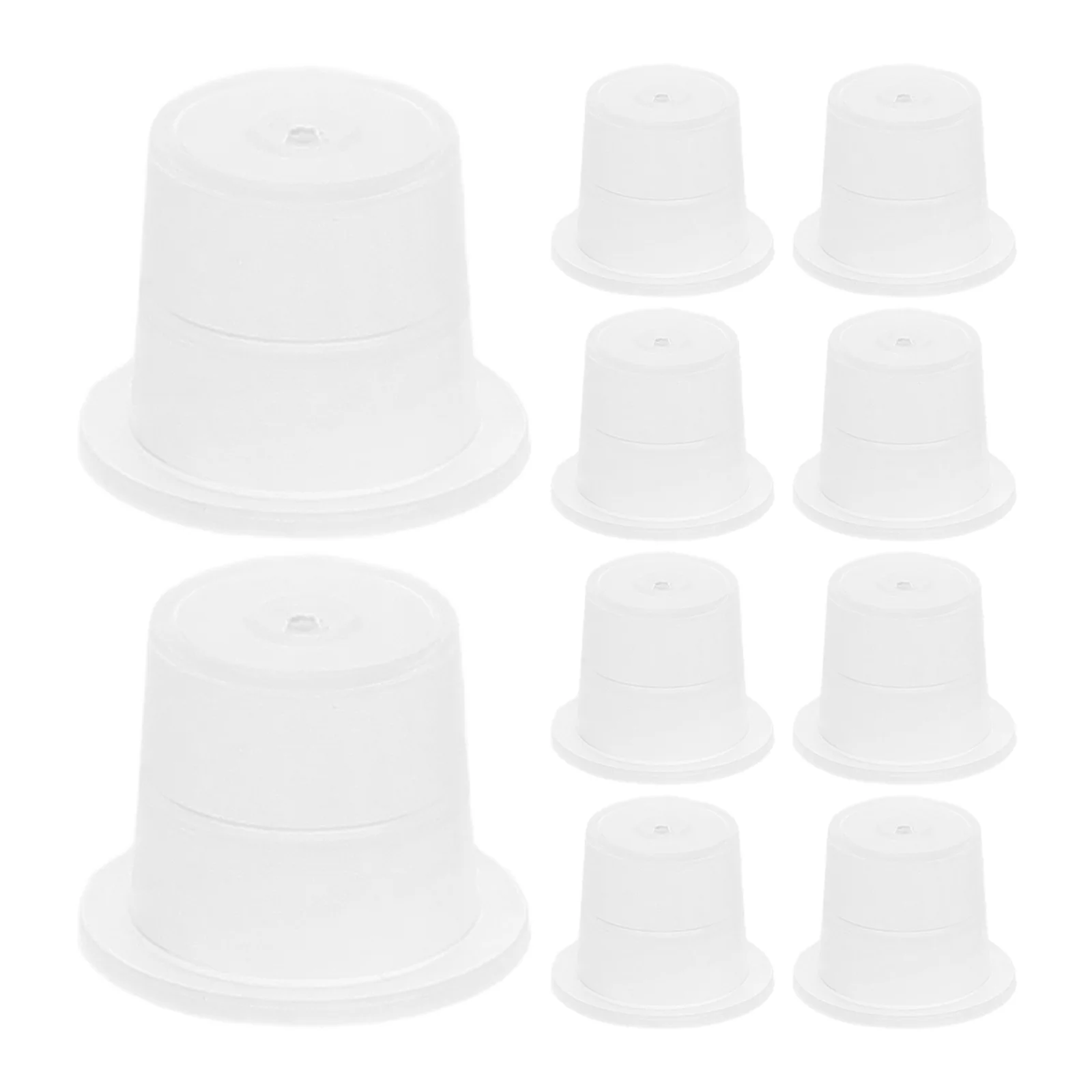 

100 Pcs Color Cup Tattooing Pigment Containers Cups Ink Small Eyelash Extension Supplies Kit