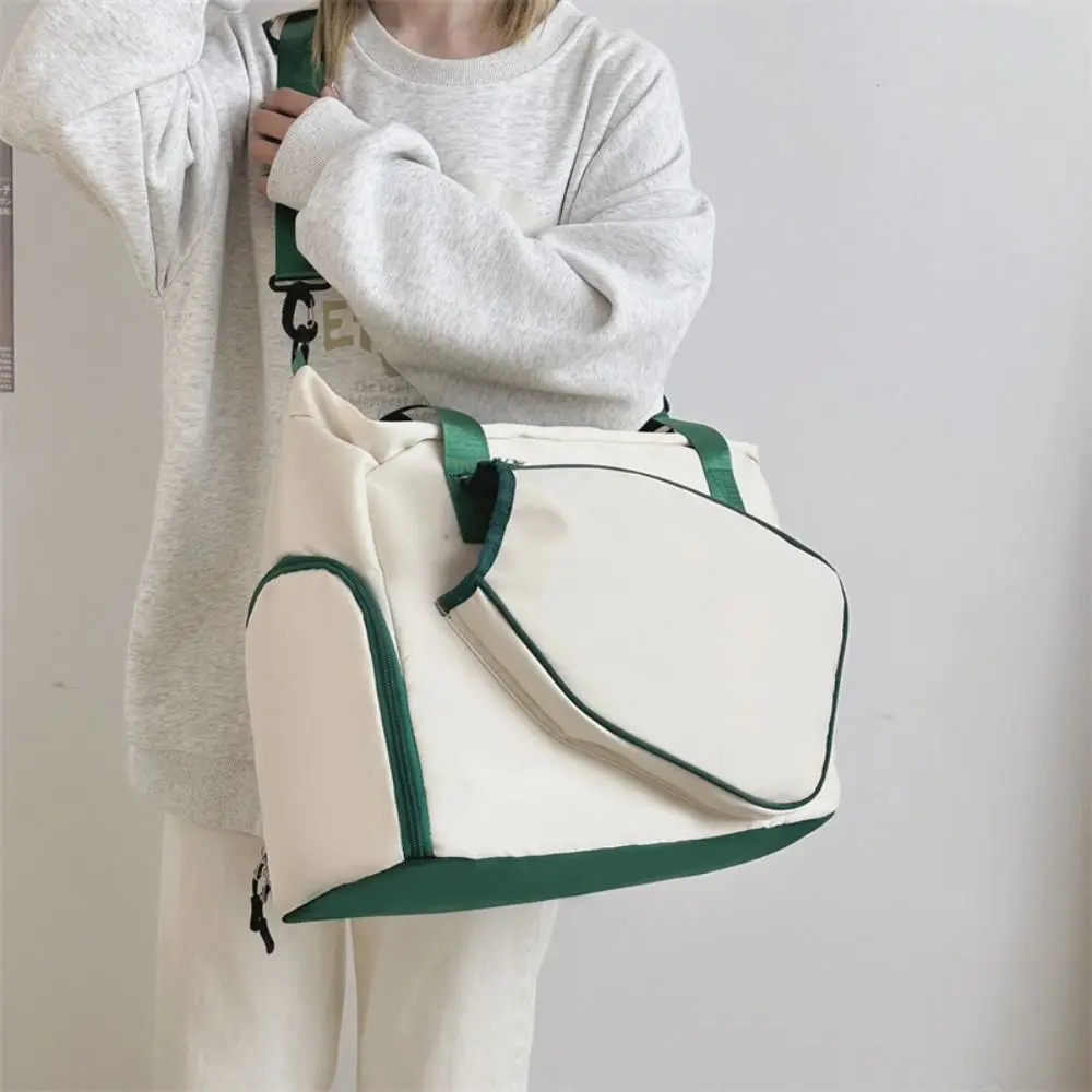 

Portable Tennis Racquet Bag Shoe Compartment Sports Pickleball Racket Bag Fitness Travel Tennis Shoulder Bag Men Women