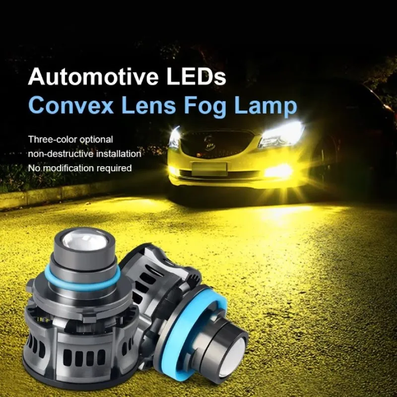 2pcs H7 H11 9005 9006 HB3 HB4 Spotlight Headlamp LED Light Bulbs Project Lens Headlight Projector Fog Lights Car Laser Headlight image 5