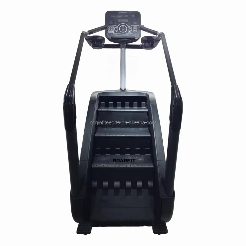 Máquina comercial de escalada de escaleras paso a paso para gimnasio, máquina eléctrica maestra de escaleras