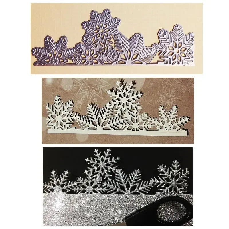 Snowflake Knife Die Christmas Carbon Steel   DIY Photo Album Greeting Card Paper Embossing