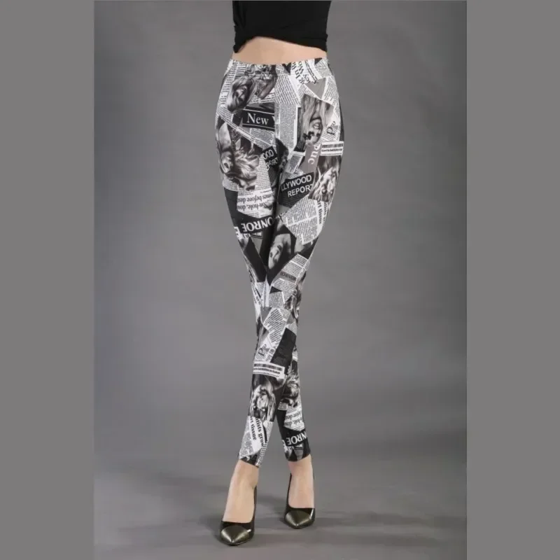 Jambières taille haute imprimées pour femmes, leggings sexy, décontractés et colorés, adaptés à la plupart des pantalons TANLeggins, mode