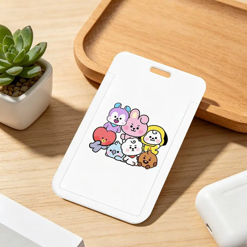 B-BTKawaii 21 Herz-Pop-Kartenhalter mit Umhängeband, Anhänger, Türausweishalter, Schlüsselanhänger, Arbeitsausweishülle, Geschenk – Detail 10
