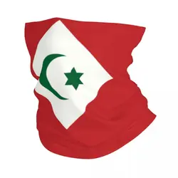 Rif Republic Flag Bandana Winter Neck Warmer Men Windproof Wrap Face Scarf for Ski Gaiter Headband