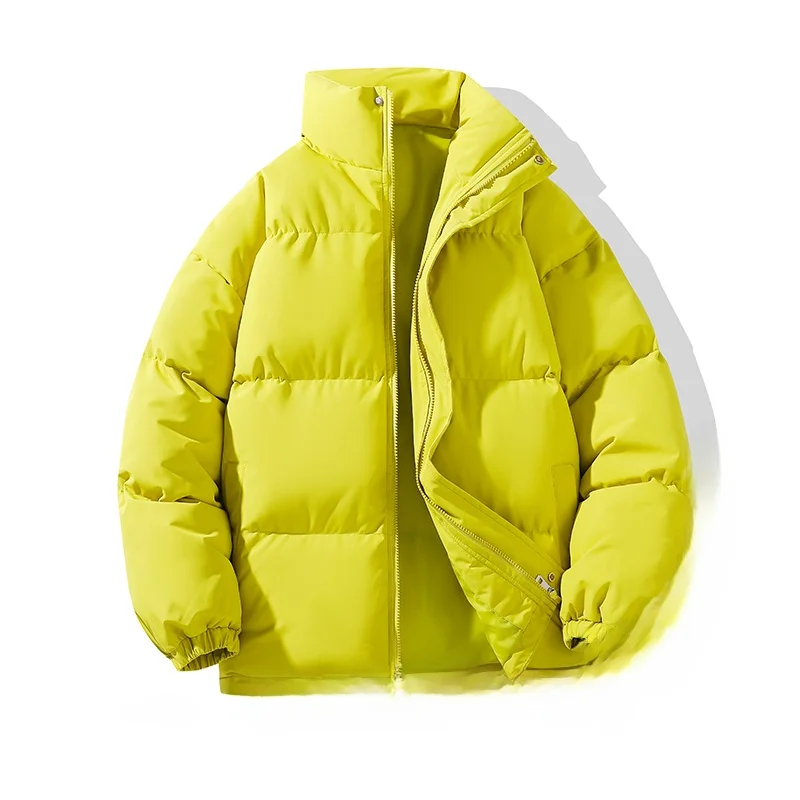 

Новинка 2025 ex, хлопковая куртка Jaet Bread Sle, повседневная свободная верхняя одежда с воротником-стойкой из полиэфирного волокна, модная верхняя одежда для пар