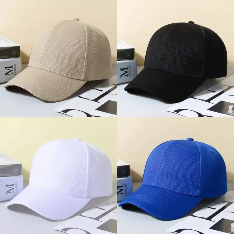 Fashion Boy Girls Summer Baseball Cap Outdoor Sports Travling Caps Candy Color Adjustable Hat All-match Children Casual Sun Hats