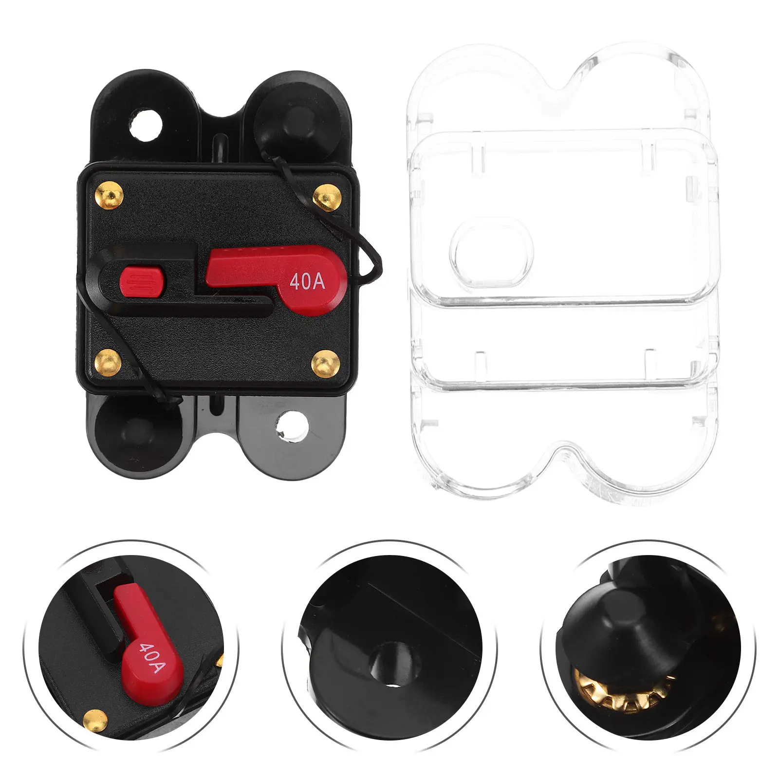Rv Holder For Car Audio System Auto Repair Shop 40A Stereo Inline Fuse Block Inverter Automatic