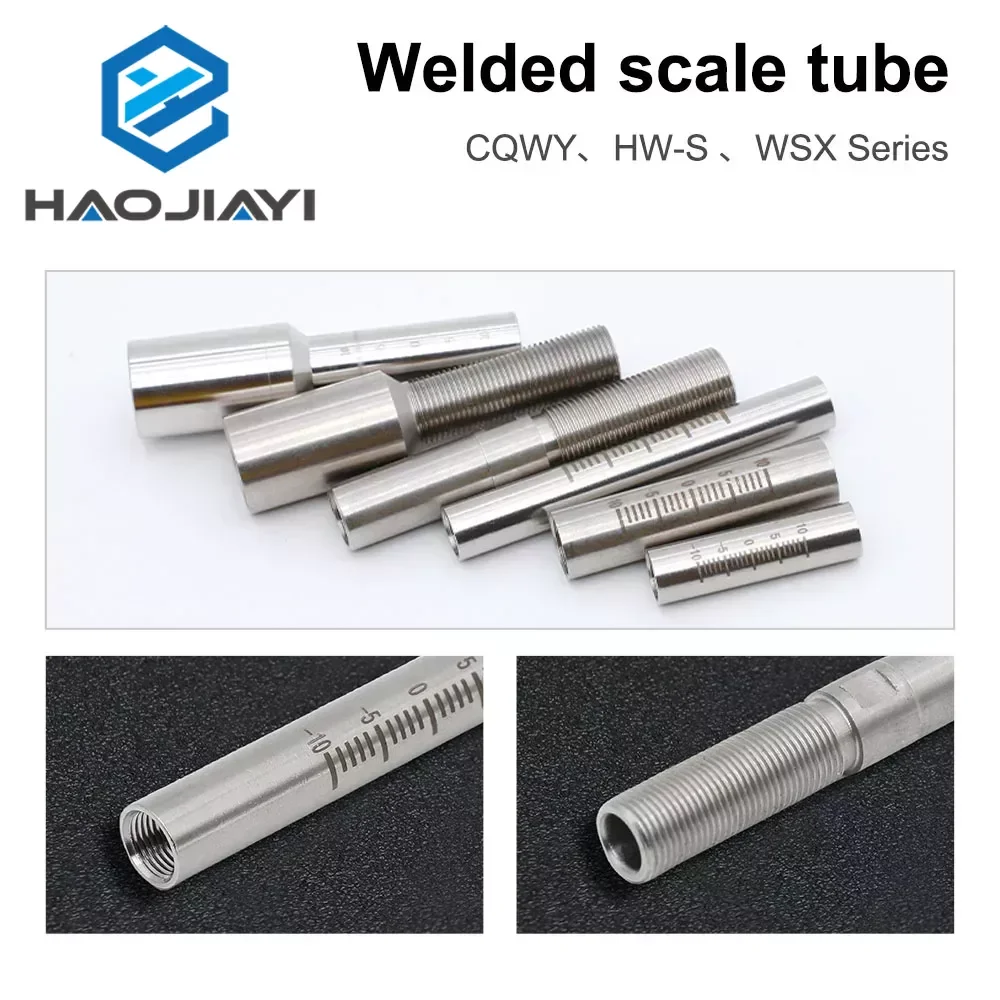 

Handheld Laser Welding Nozzle Connector Fixed Scale Tube for WSX CQWY HW QILIN Handheld Welding Head Machine M16 M8 M10 Thread