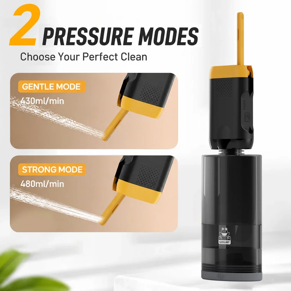 Pocket Portable Bidet Electric Bidet Shower Handheld Toilet Sprayer for Travel Camping Personal Hygiene Hemorrhoid Baby Care