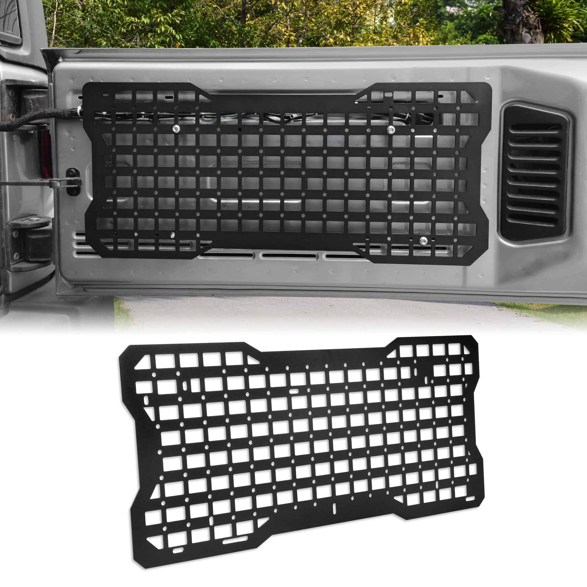 

Tailgate Tactical Panel for Jeep Wrangler 2007-2025 Tailgate Accessory