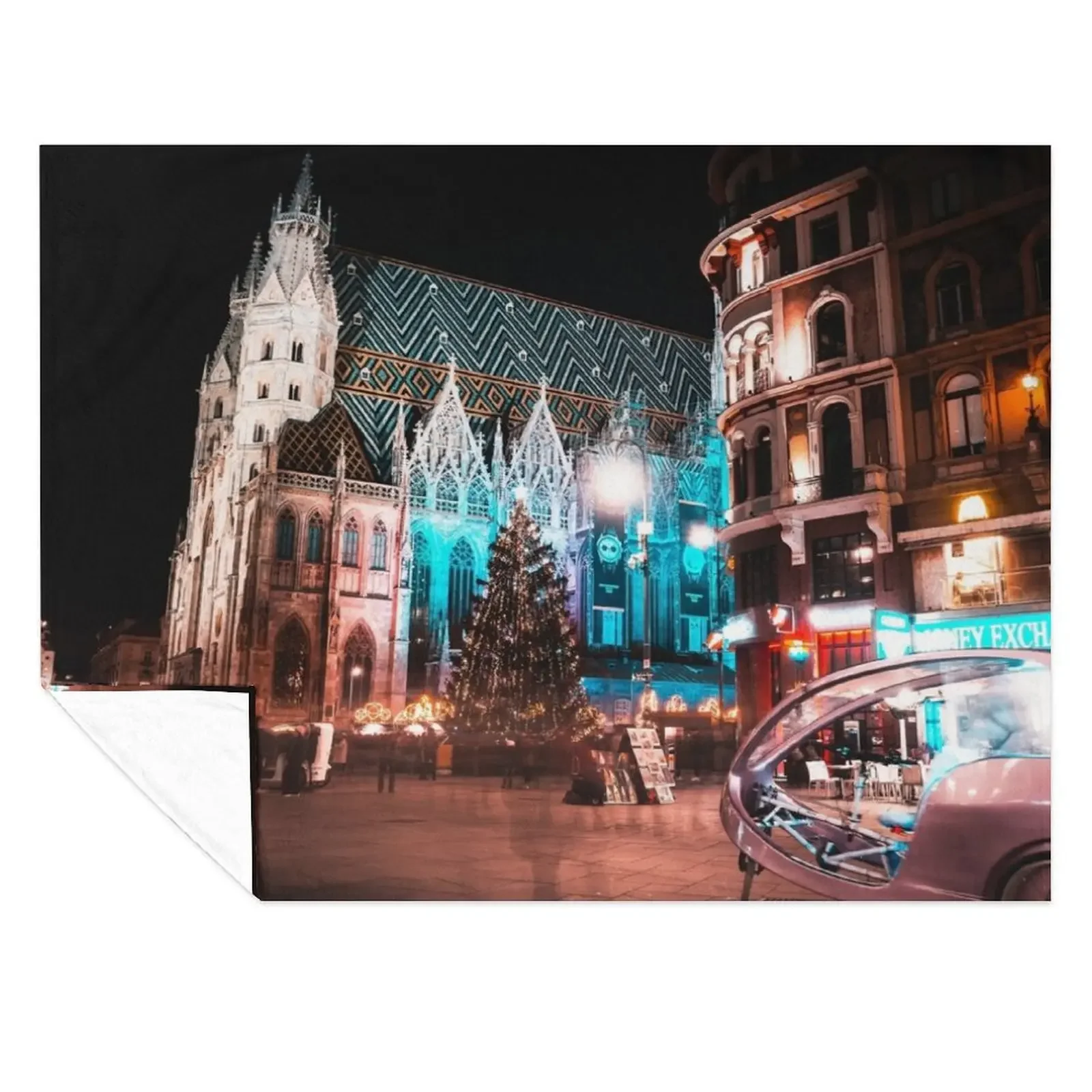 

Colorful church Throw Blanket warm for winter funny gift Soft Beds Beach Blankets